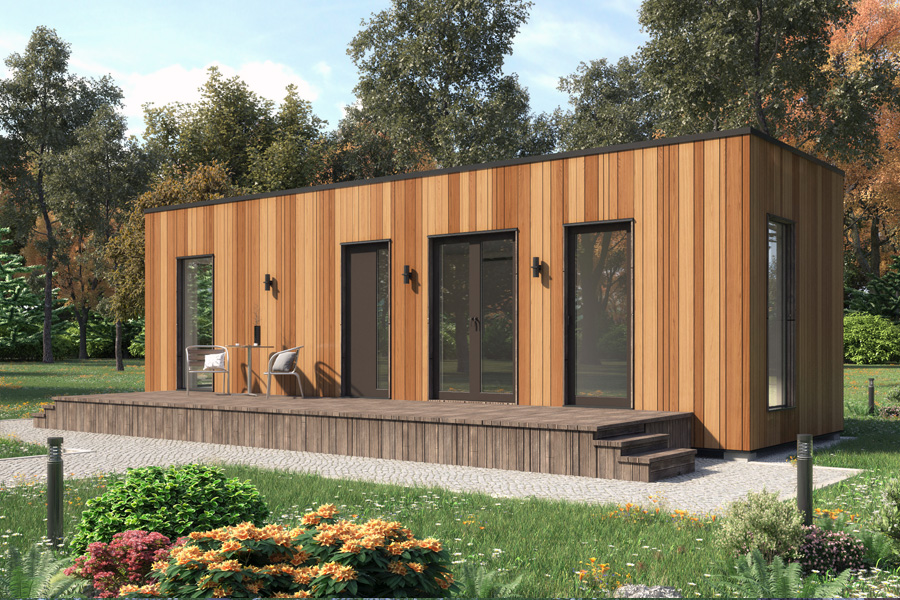 Atpūtas mājas 3D vizualizācija Atpūtas mājas 3D vizualizācija